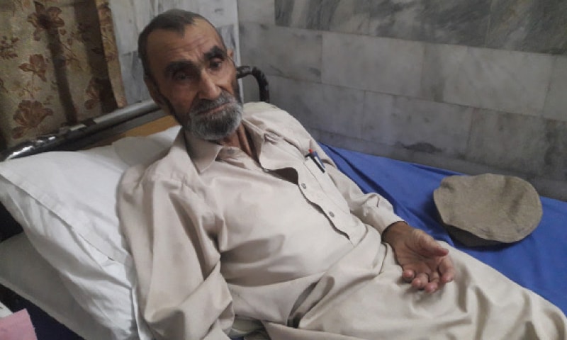 Ghazi Sial at LRH. &mdash; Dawn