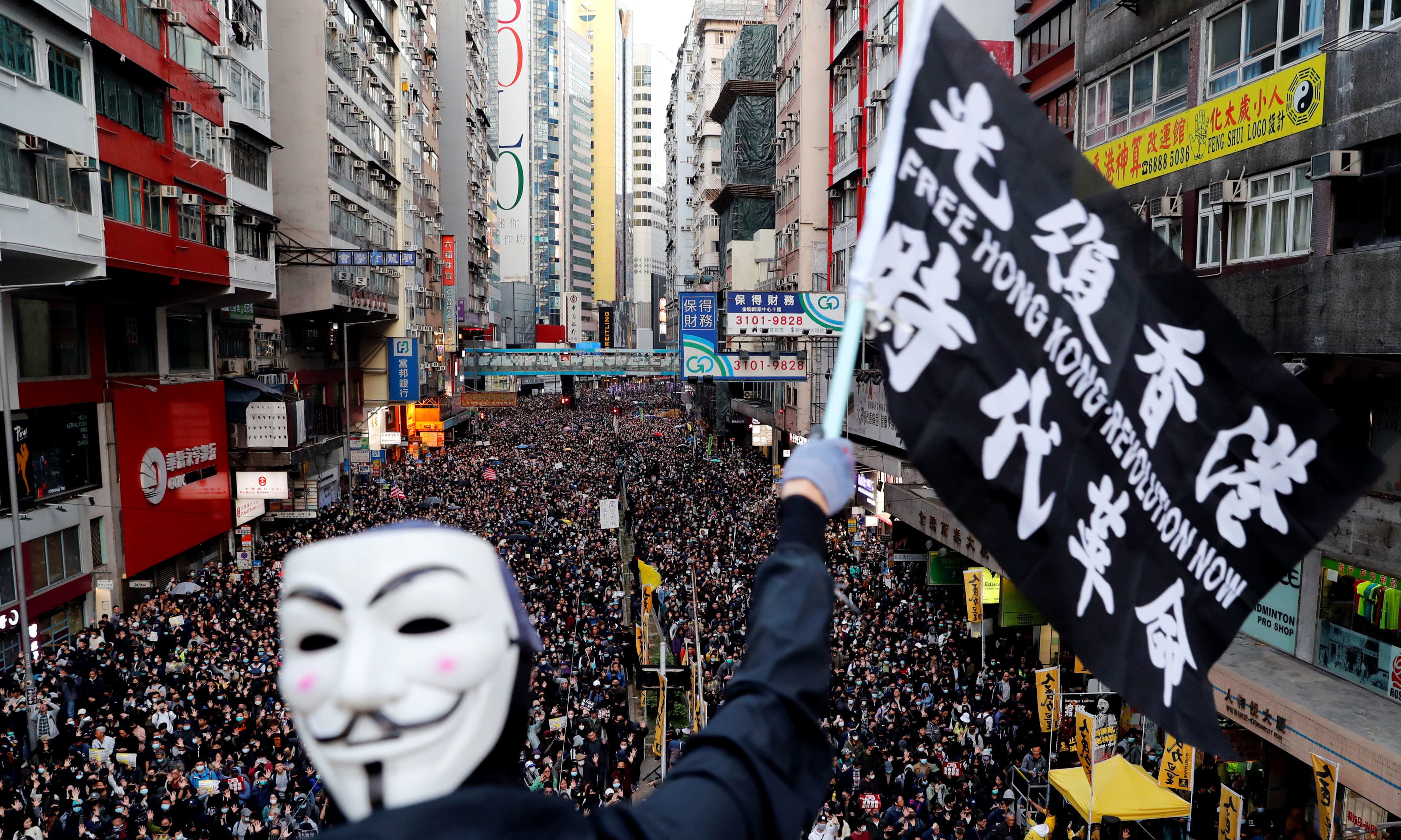 Thousands March As Hong Kong Protests Near Half year Mark World 