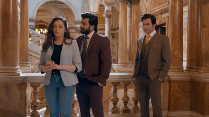 Elysee, Asad Zaman Khan and Humayoun Ashraf - Photos: Hum Films