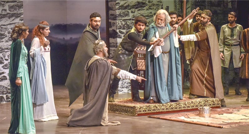 A SCENE from King Lear, staged at Napa.—White Star