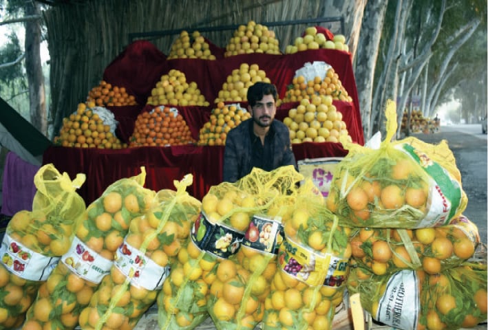 Mehmood Khan, 22, fruit vendor