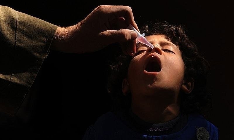 Dr Rana Safdar, Coordinator National Emergency Operations Centre,  it was the first anti-polio vaccination drive of the year which was undertaken in all areas of Pakistan including remote border areas. — AFP/File