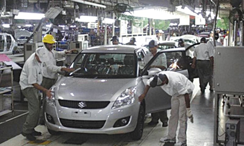 The manufacturing data for November showed automobile production declined by a massive 45pc as the country’s assemblers have brought down the total number of production days amid shrinking overall demand.