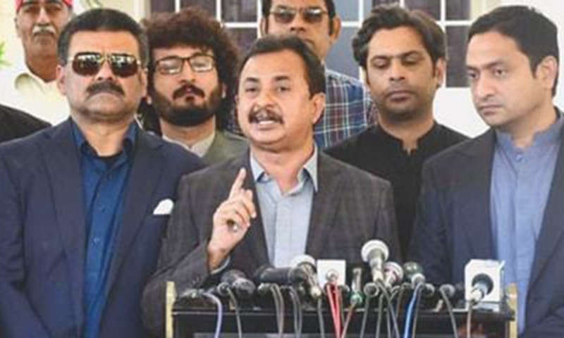 The complainant stated that guards of Nawab Talpur and SSP Sheikh resorted to firing into the air but Haleem Adil Sheikh and his party workers somehow managed to leave the area. &mdash; APP/File