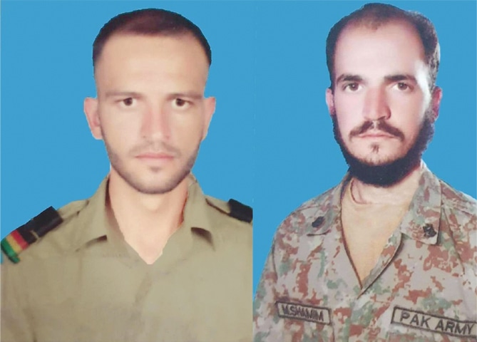 Sepoy Mohammad Shamim and Sepoy Asad Khan.