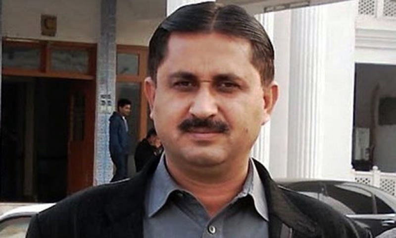 Awami Raj Party chairman Jamshed Dasti. — DawnNewsTV/File