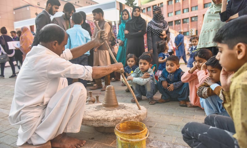 The various stalls at the exhibition on Saturday.—Fahim Siddiqi / White Star