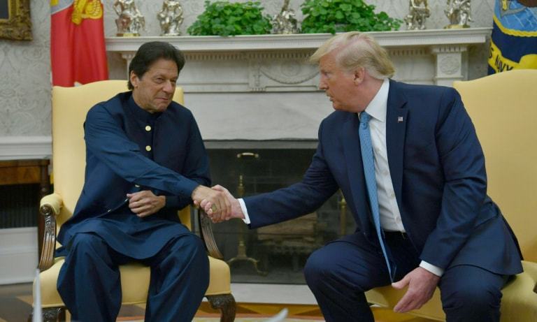 The Congressional Research Service (CRS) noted that on July 22, 2019, while taking questions from the press alongside Prime Minister Imran Khan in the White House, President Trump claimed that Indian Prime Minister Modi had earlier in the month asked him to play a mediator’s role in the Kashmir dispute. — AFP/File