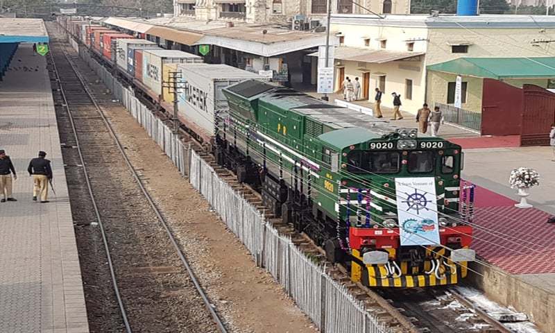 The train will transit cargo from Karachi towards Chaman and Kandahar. — APP/File