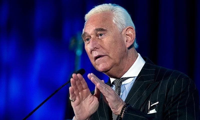 Roger Stone was convicted in November of lying to Congress, tampering with a witness, obstructing House investigation. —  AP/File