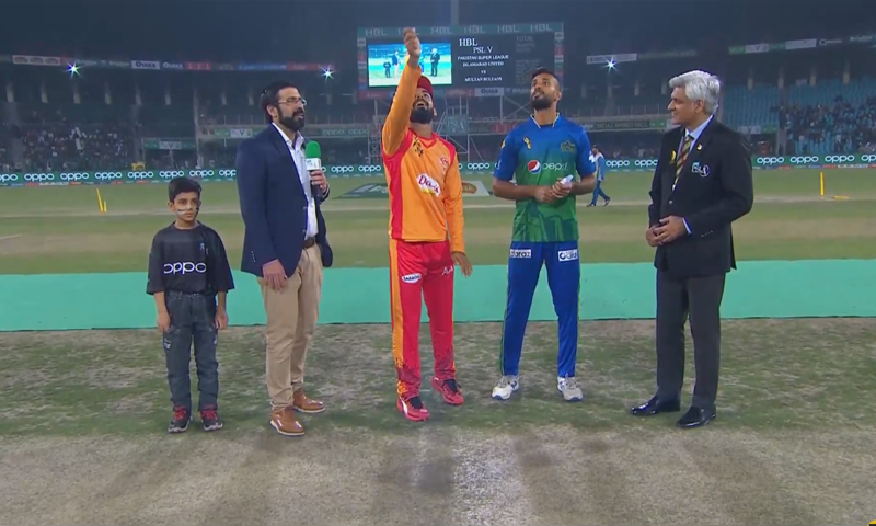 Islamabad United won the toss and elected to bowl first against Multan Sultans. — DawnNewsTV