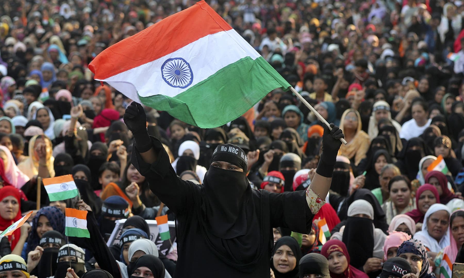 Hundreds of people supporting the new law clashed with those opposing it, with stone pelting from both sides. — AFP/File