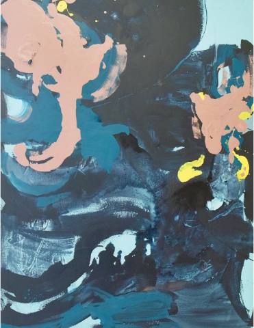 FOUR of the artworks in the exhibition on display.&mdash;White Star