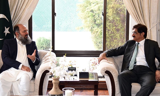 In a meeting, the two chief ministers discussed coronavirus safety measures taken by the two province, including screening of pilgrims coming from Iran.  &mdash; APP
