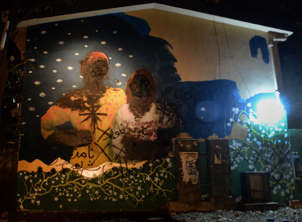 Aurat Azadi March's mural was vandalised in Islamabad last week | Mohammad Asim, White star