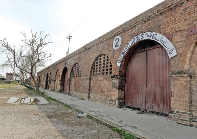 These stores are used for keeping grain and other food items.