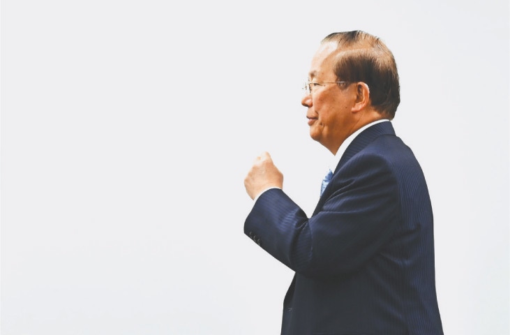 TOKYO 2020 Organising Committee CEO Toshiro Muto leaves after a news conference on Wednesday.&mdash;AFP