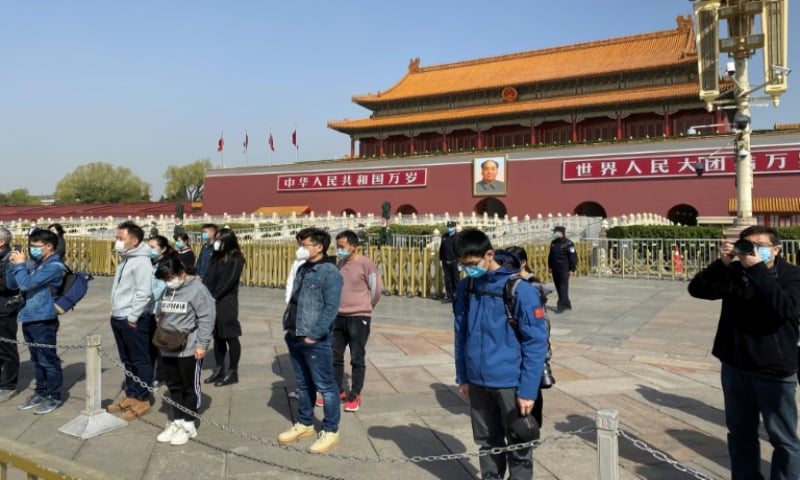 China on Saturday held a national day of mourning for its dead. — AFP