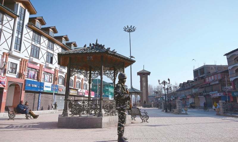 Disputed territory has been under a long-running curfew imposed to quell Kashmiris' peaceful struggle of freedom. — AFP/File