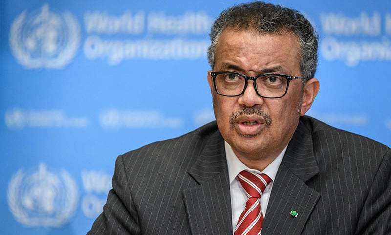 World Health Organisation (WHO) Director-General Tedros Adhanom Ghebreyesus attends a daily press briefing on Covid-19 virus at the WHO headquarters. — AFP/File