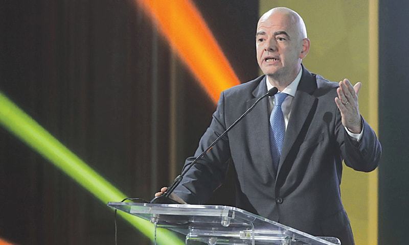 Gianni Infantino was being investigated for allegedly awarding television rights contract to an offshore company in his previous role as UEFA’s legal affairs director. — AP/File Gianni Infantino was being investigated for allegedly awarding television rights contract to an offshore company in his previous role as UEFA’s legal affairs director. — AP/File