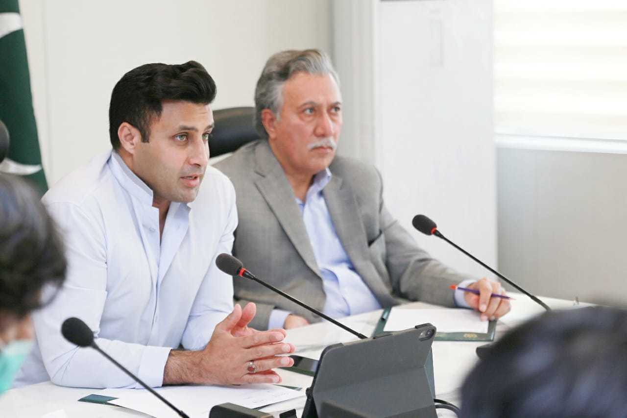 Special Assistant to the Prime Minister on Overseas Pakistanis and Human Resource Development Sayed Zulfikar Abbas Bukhari. &mdash; Photo courtesy Javed Hussain