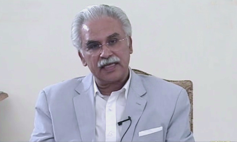 Special Assistant to the Prime Minister on Health Dr Zafar Mirza. — DawnNewsTV