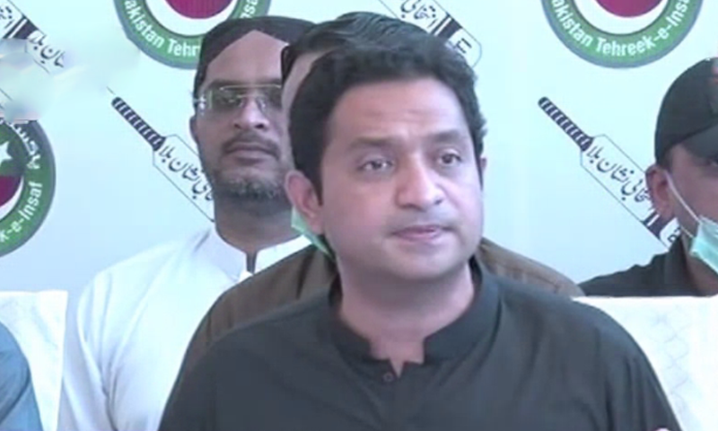 PTI leader Khurram Sher Zaman. — DawnNewsTV