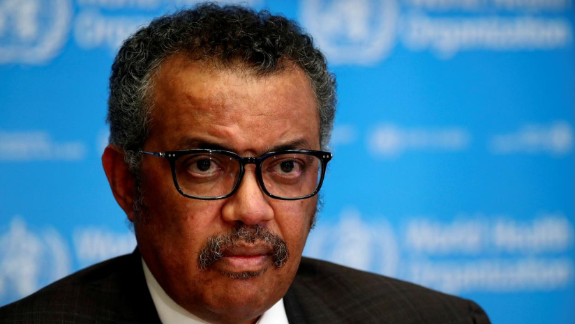 Director General of the World Health Organisation (WHO) Tedros Adhanom Ghebreyesus attends a news conference. — Reuters