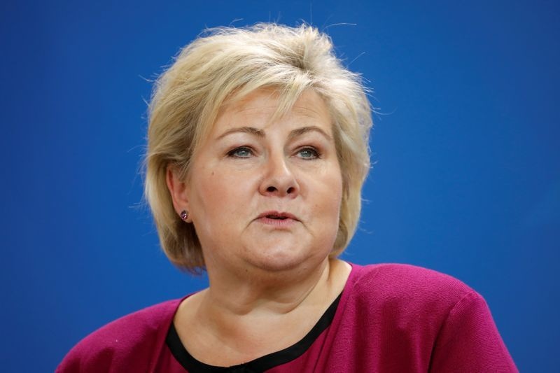 Norway's Prime Minister Erna Solberg. &mdash; Reuters