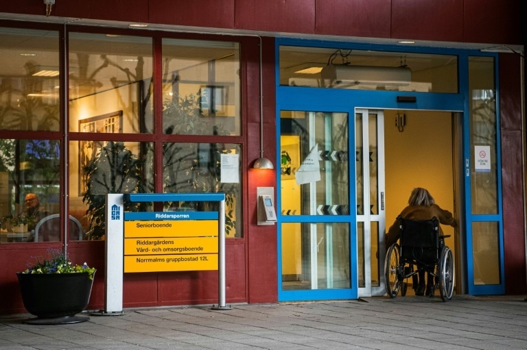 Reports have flooded Swedish media of care home staff continuing to work despite a lack of protective gear. &mdash; AFP