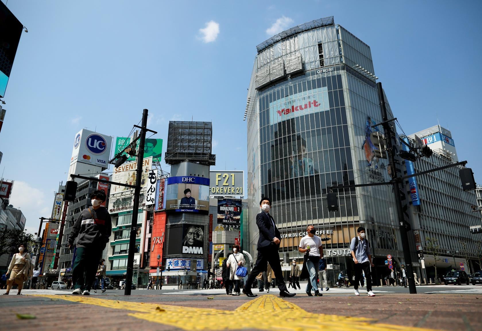 Japan's economy has been seriously disrupted by the coronavirus outbreak and restrictions imposed to curb its spread, leaving many districts in Tokyo much quieter than usual. &mdash; Reuters