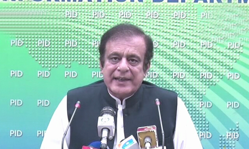 Information minister Shibli Faraz. &mdash; DawnNewsTV