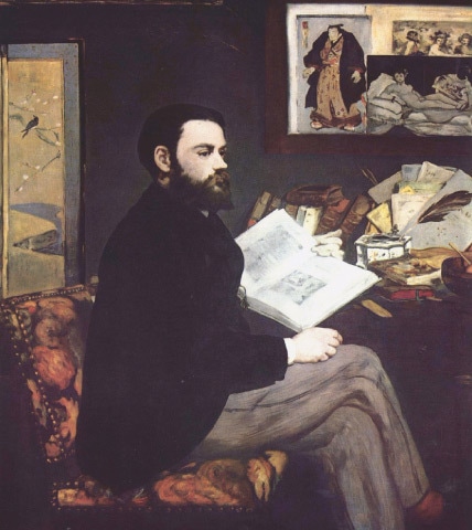 Portrait of Emile Zola, Edouard Manet