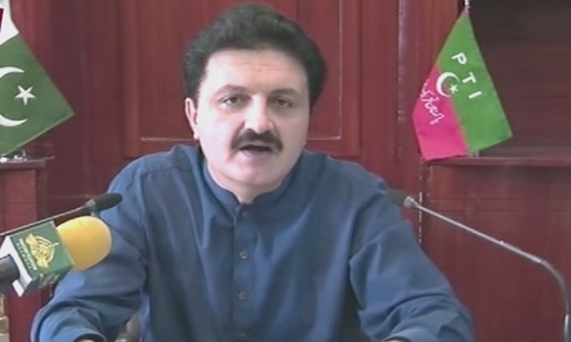 Ajmal Wazir briefs about the coronavirus situation in KP. &mdash; DawnNewsTV