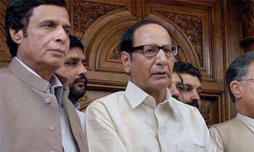 Decision to vote for passage was taken at a meeting presided by  Chaudhry Shujaat Hussain and Pervaiz Elahi at their Zahoor Elahi Road residence. — Dawn/File