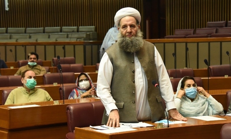 Minister of Religious Affairs Noorul Haq Qadri  said there has been a lot of talk on the issue. — Photo courtesy Radio Pakistan