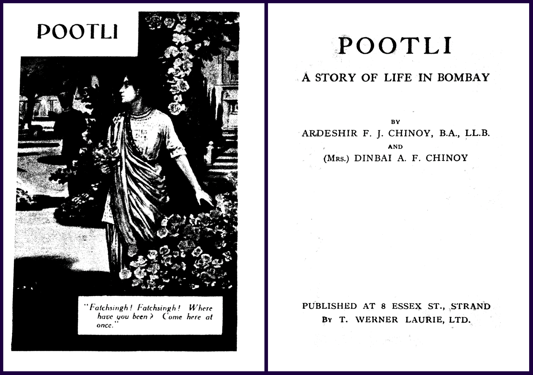 Pages from 'Pootli, A Story of Life in Bombay. — Scroll.in