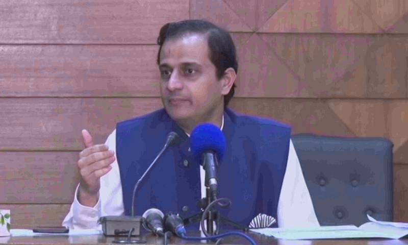 Sindh government spokesperson Murtaza Wahab. &mdash; DawnNewsTV
