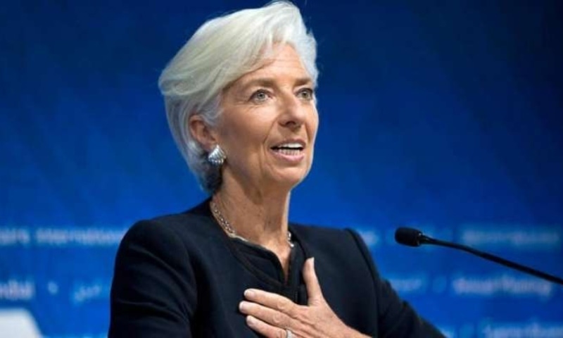 Christine Lagarde, who is the ECB's first female president, singled out German Chancellor Angela Merkel for praise. — AP Christine Lagarde, who is the ECB's first female president, singled out German Chancellor Angela Merkel for praise. — AP