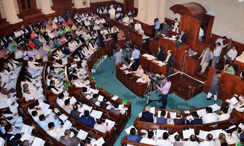 PML-N Chief Whip Khalil Tahir Sindhu told the media after the session that the government had been lawmaking in an “unconstitutional” manner. — APP/File