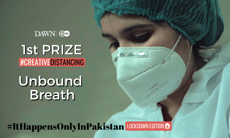First Prize: 'Unbound Breath' by Omer Nafees