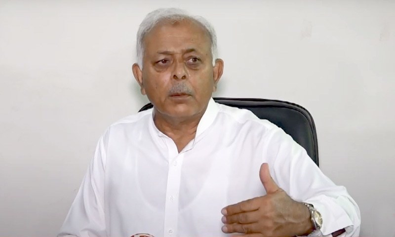 Khan said the politics of the PPP and PML-N leaderships was based on corruption and money laundering. — DawnNewsTV/File Khan said the politics of the PPP and PML-N leaderships was based on corruption and money laundering. — DawnNewsTV/File