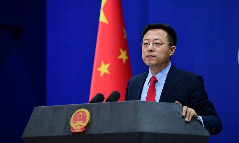 China’s foreign ministry hit back on Thursday, saying the US should “immediately stop using all kinds of pretexts to restrict and suppress Chinese students in the US for no reason”. — Lijian Zhao Twitter/File China’s foreign ministry hit back on Thursday, saying the US should “immediately stop using all kinds of pretexts to restrict and suppress Chinese students in the US for no reason”. — Lijian Zhao Twitter/File