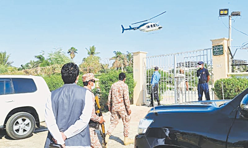 A helicopter arrives at the hospital’s helipad.
— Photo courtesy JPMC