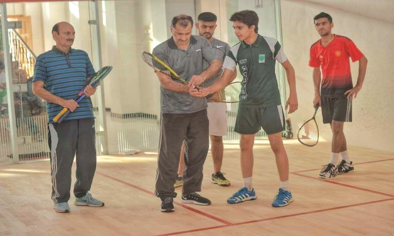 Jansher coaches young talent in Peshawar