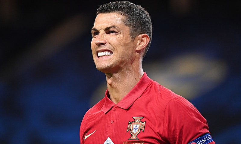 Cristiano Ronaldo reacts during the UEFA Nations League football match between Sweden and Portugal on September 8. &mdash; AFP/File