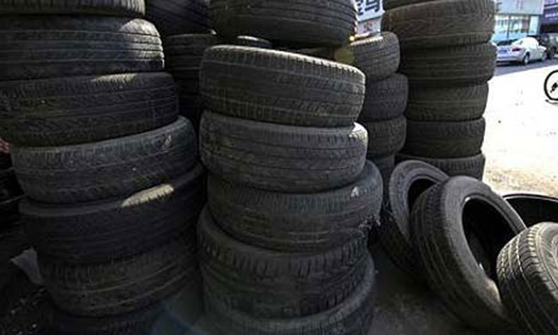 A leading tyre manufacturer has urged the government to withdraw the decision of discontinuation of stamping of goods in transit to Afghanistan. — Dawn/File