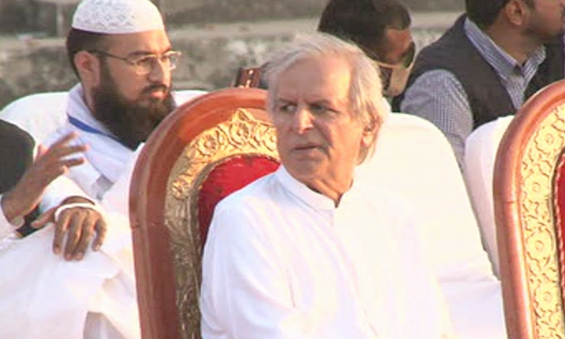 Veteran politician Javed Hashmi is among the attendees. — DawnNewsTV