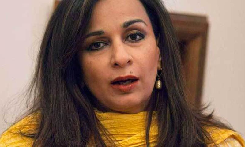 In this file photo, Sherry Rehman speaks during an interview in Islamabad in July 2012. — Reuters